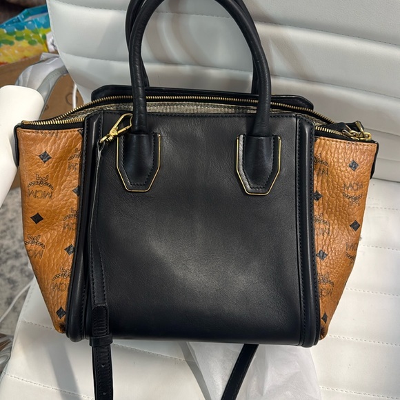 MCM 2 way Leather Shoulder Bag - Picture 1 of 1